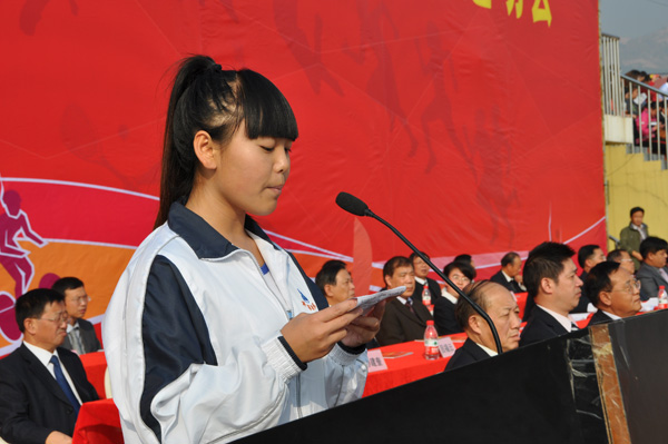 学生代表发言